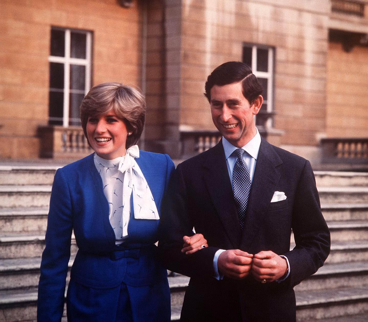 The engagement of Prince Charles and Lady Diana Принц Чарльз в молодости