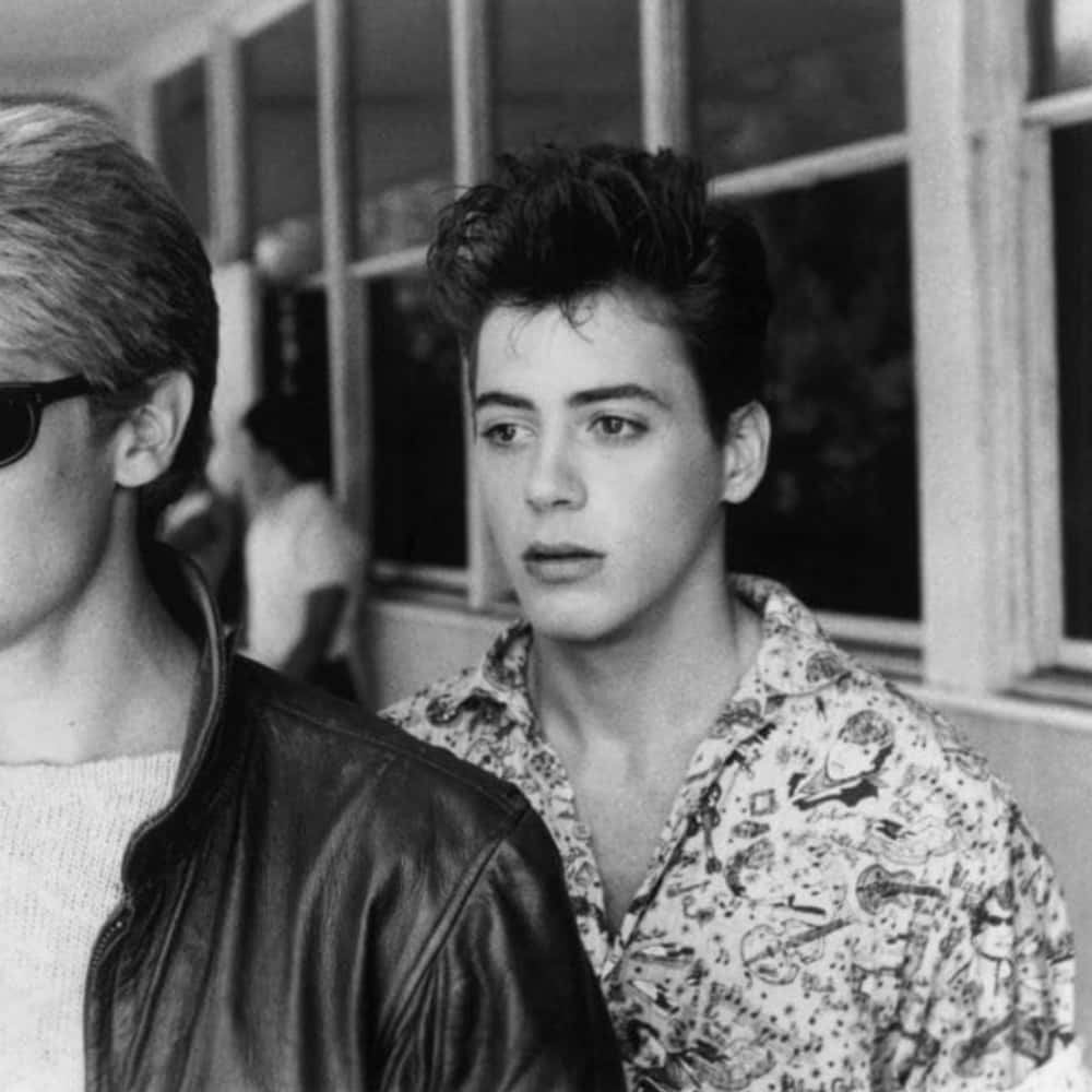 Роберт Дауни младший в молодости