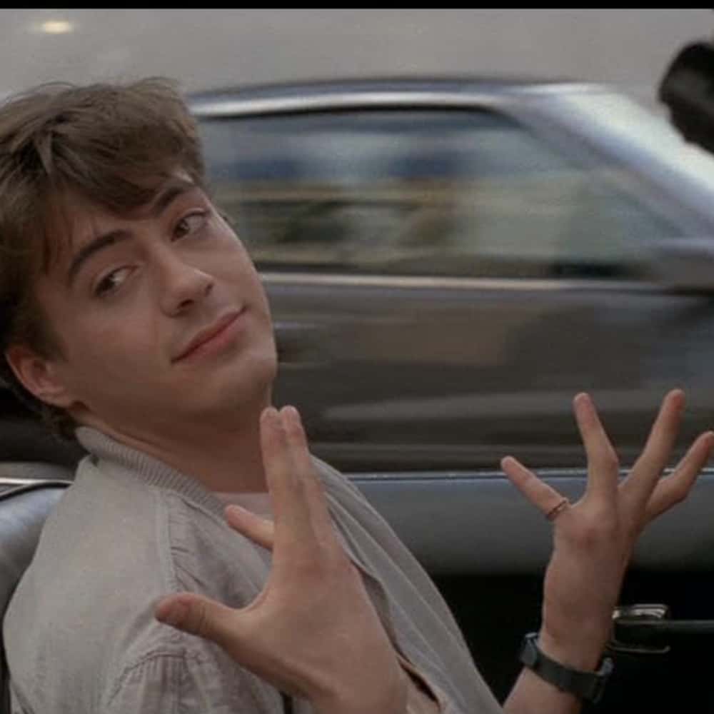 Роберт Дауни младший в молодости