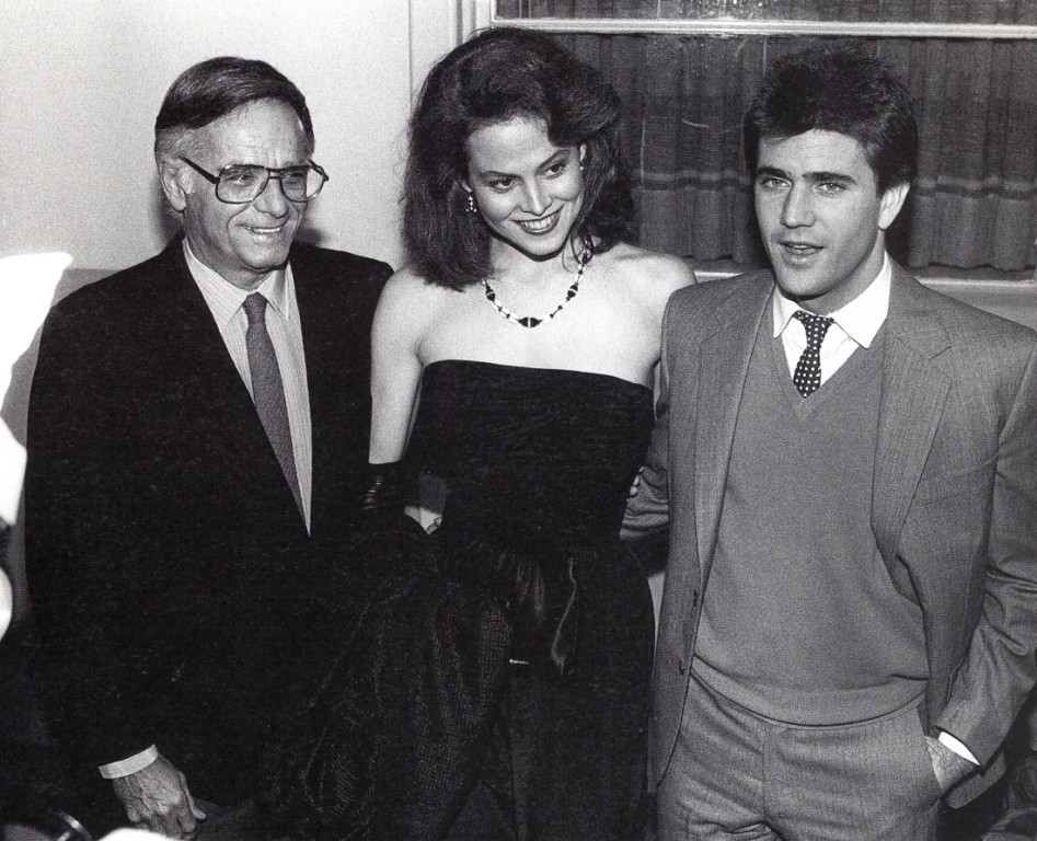 Сигурни Уивер и Мел Гибсон в молодости