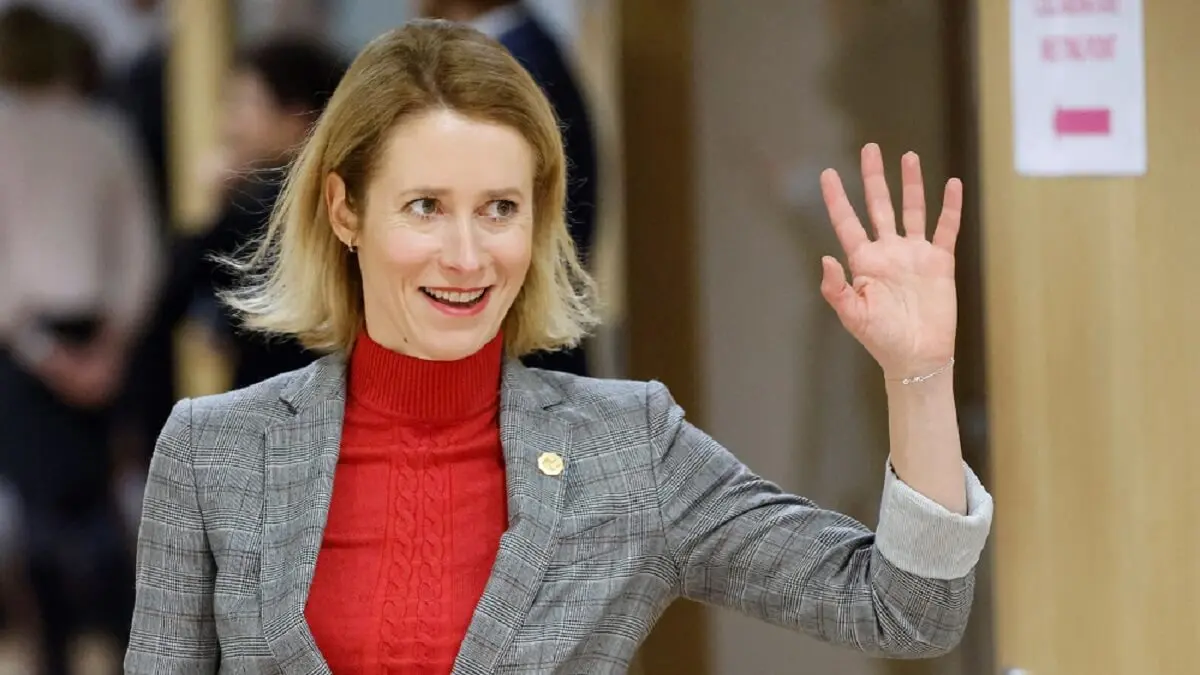 Кая Каллас в молодости