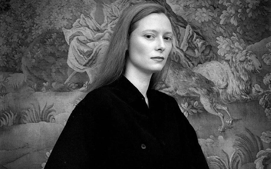 Тильда Суинтон в молодости