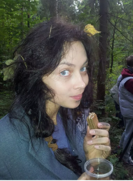 Анастасия Самбурская в молодости