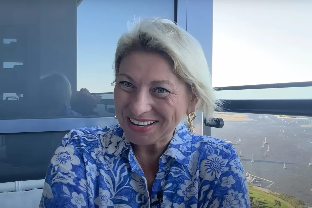 Анжела Перл в молодости