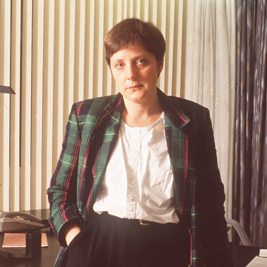 Ангела Меркель в молодости