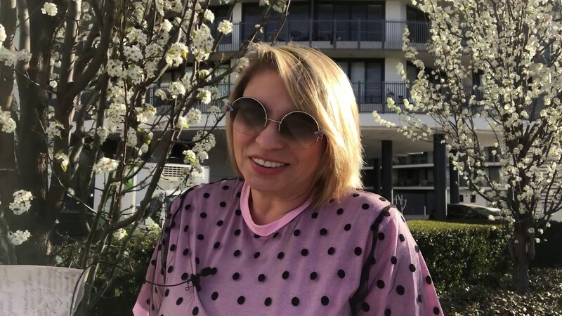 Анжела Перл в молодости