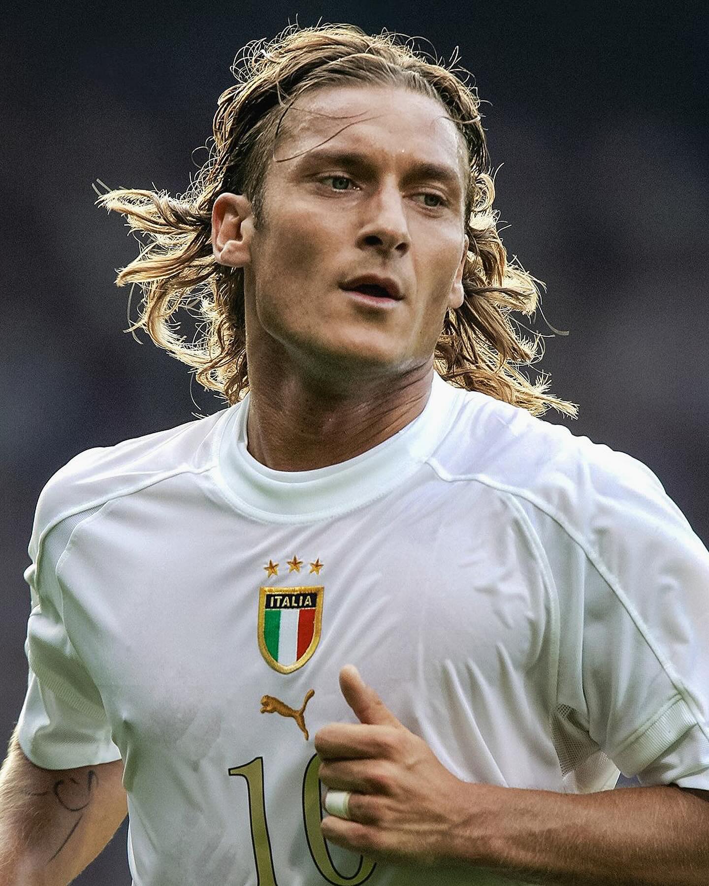 Франческо Тотти в молодости