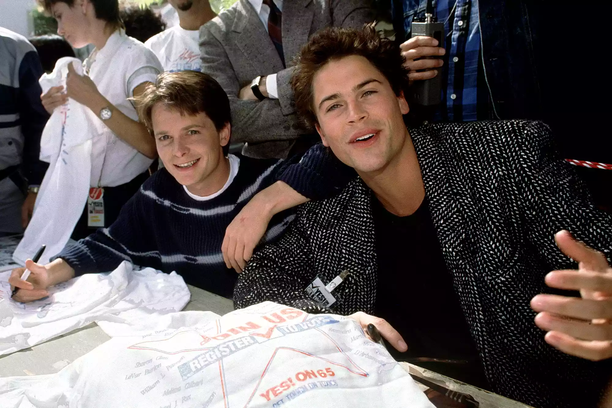 Роб Лоу в молодости