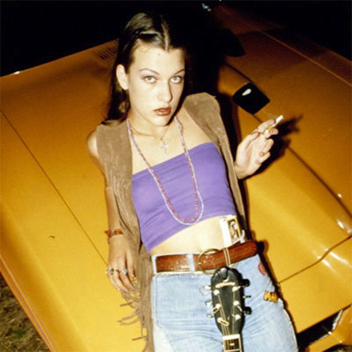 Мила Йовович в молодости