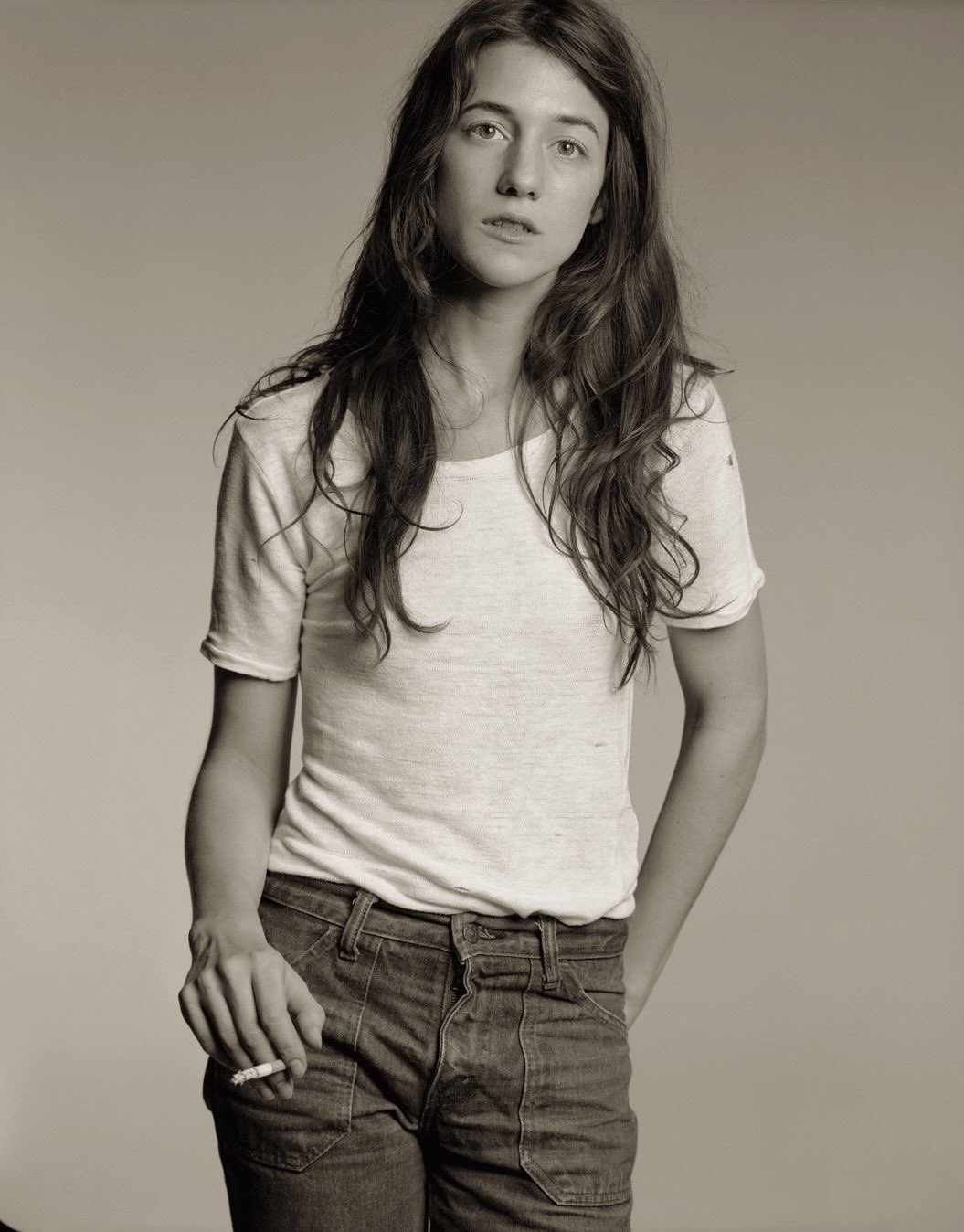 Шарлотта Генсбур в молодости