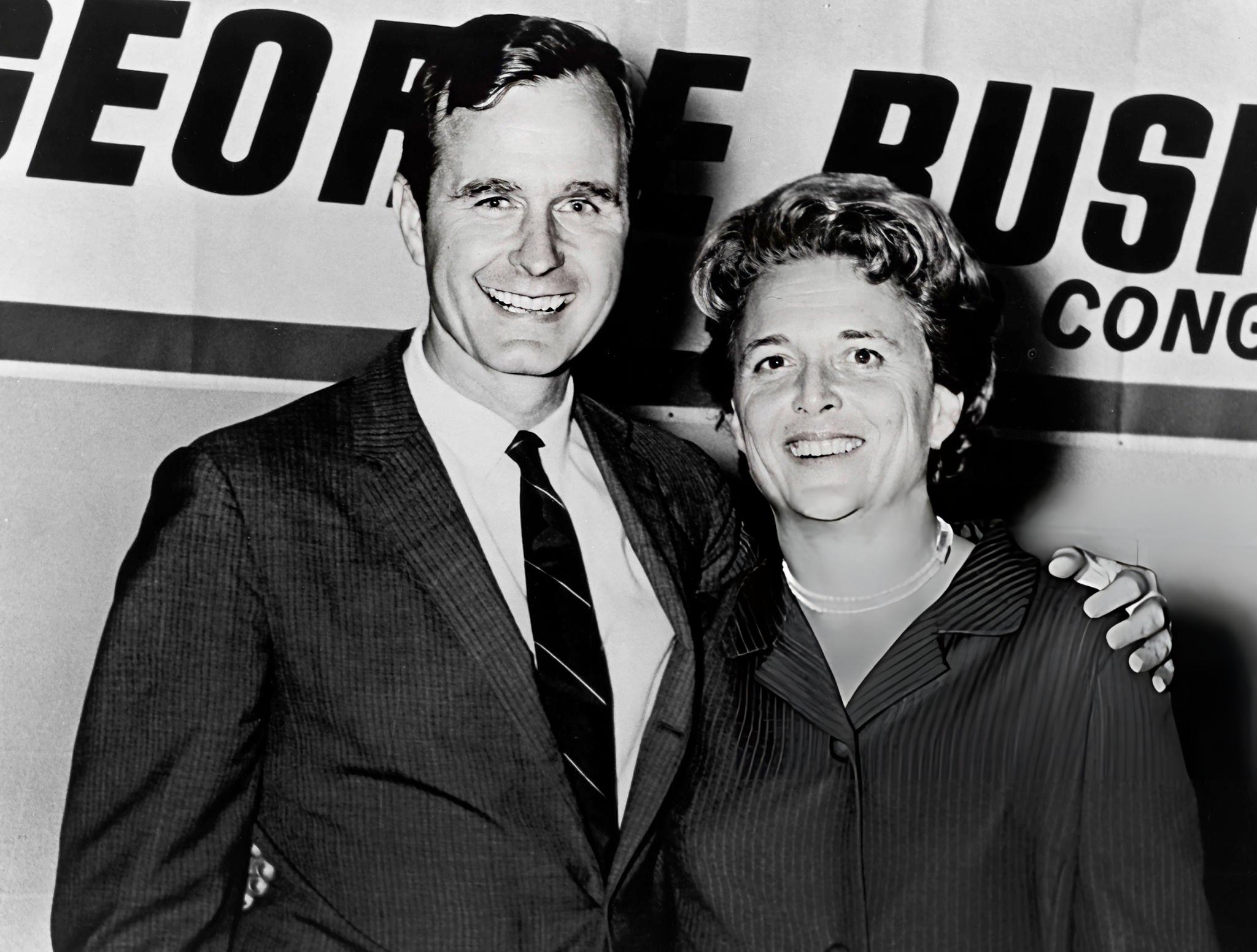 Джордж Буш старший в молодости