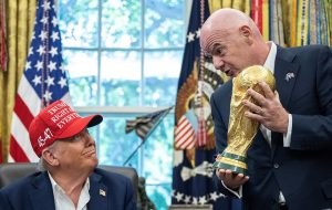 Інфантіно: Ми з Трампом будемо разом вручати переможцям трофей чемпіона світу